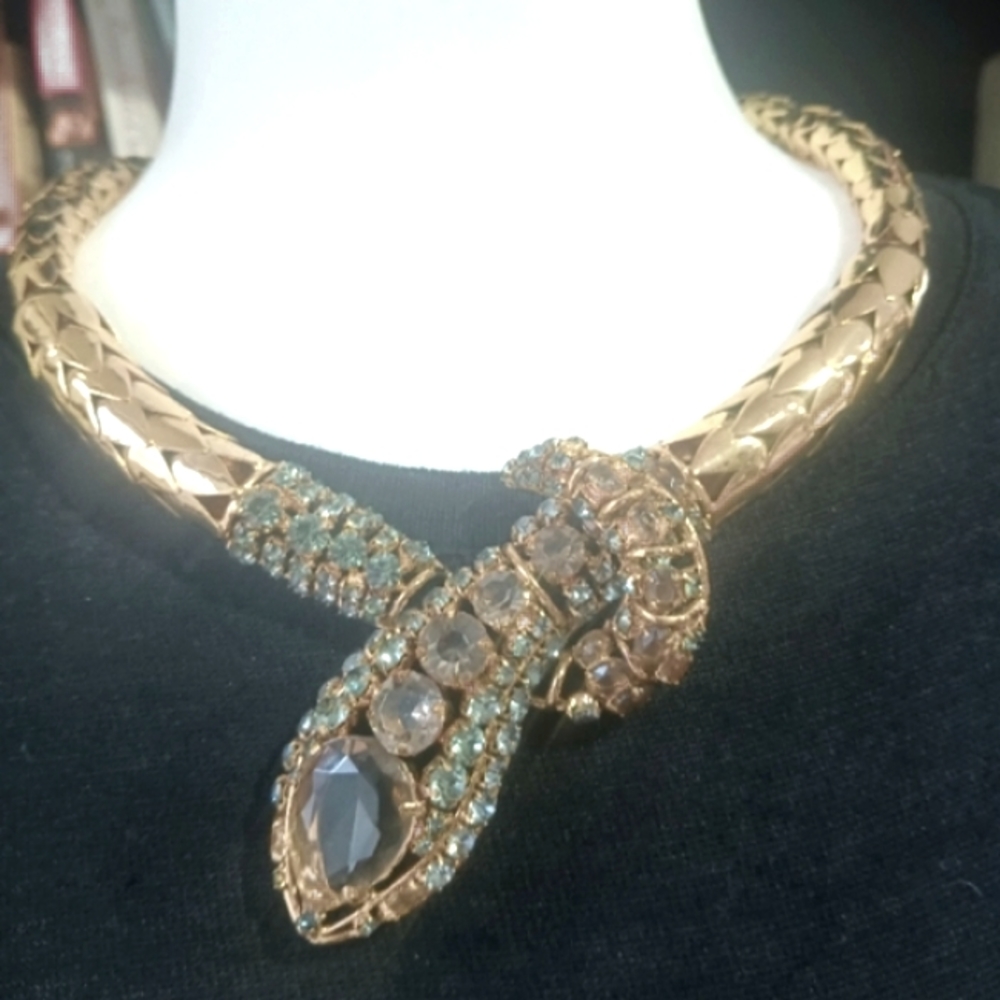 BCBG Max Azria Serpent necklace